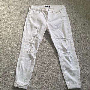 White Express jeans. Size 2